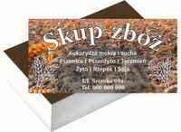 Wizytówki firmowe 100szt RÓŻNE WZORY do wyboru SKUP ZBÓŻ