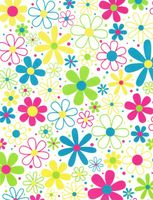 FOTOTAPETA KOLOROWE KWIATY RÓŻ ZIELEŃ 200x130