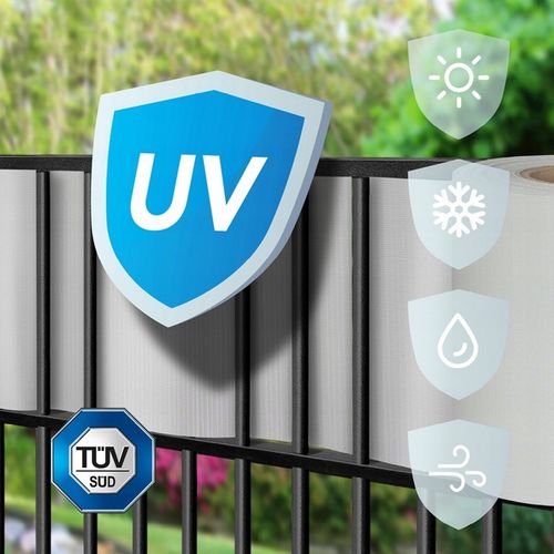 TAŚMA OGRODZENIOWA SZARA 19CMX35M UV+ OSŁONA NA OGRODZENIA PANELOWE 3D PŁOT na Arena.pl