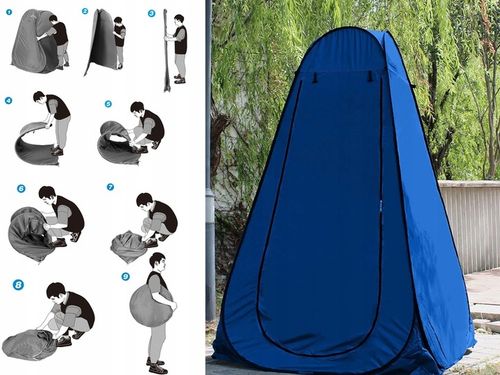 NAMIOT PLAŻOWY PRZEBIERALNIA NA PRYSZNIC TOALETA WC PRZENOŚNY KEMPINGOWY na Arena.pl