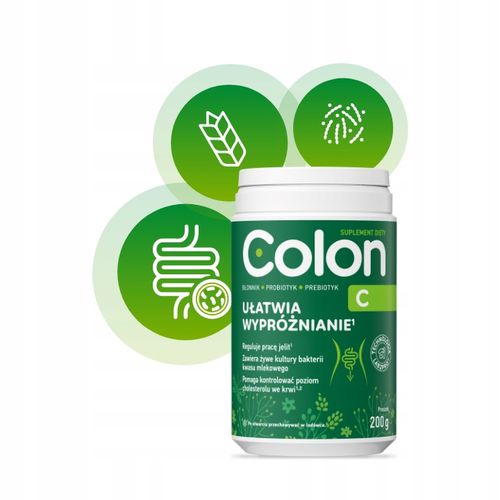 2x COLON C 200g Błonnik w proszku UŁATWIA WYPRÓŻNIANIE probiotyk na Arena.pl