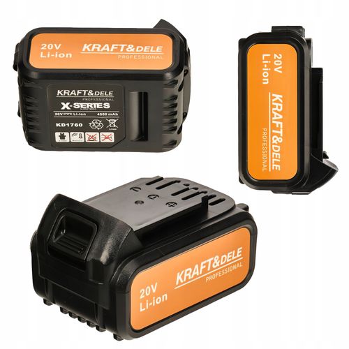 Akumulator Bateria 4 Ah 4000 mAh Li-Ion 20V X-SERIES Kraft&Dele na Arena.pl