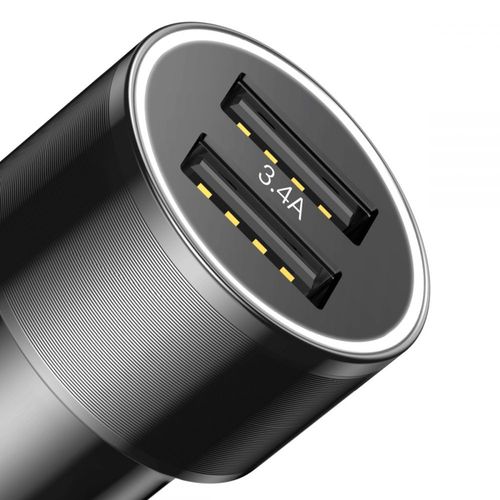 BASEUS C01 2-PORT USB CAR CHARGER BLACK na Arena.pl