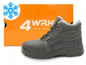 BUTY ROBOCZE ZIMOWE trzewiki WODOODPORNE buty męskie S3 OCIEPLANE FUTREM 42