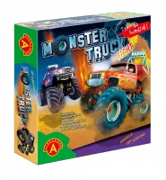 Emocjonująca gra planszowa dla dzieci Monster Truck Fight od 2 do 4 graczy