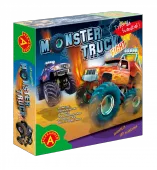 Emocjonująca gra planszowa dla dzieci Monster Truck Fight od 2 do 4 graczy
