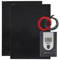 ZESTAW FOTOWOLTAICZNY 400W SOLARNY MPPT NA KAMPER ŁÓDŹ JACHT