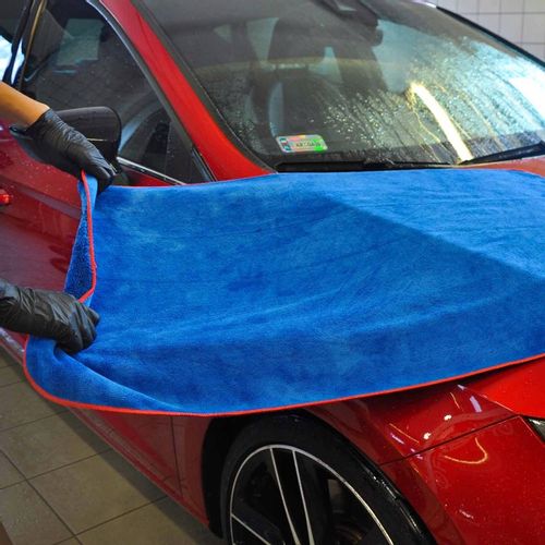 ZESTAW DO MYCIA AUTA rękawica z mikrofibry + ręcznik do osuszania lakieru na Arena.pl