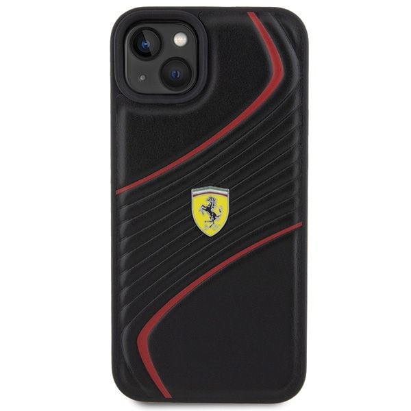 Etui Ferrari do iPhone 15 Plus, iPhone 14 Plus, Czarny zdjęcie 3
