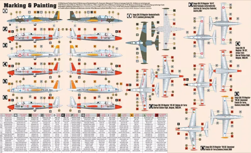 Fouga "Magister" CM.170, D-264, 1:72 zdjęcie 2