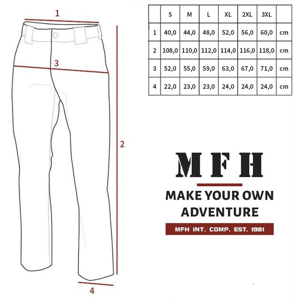 SPODNIE  "Mission"  operation-camo  S zdjęcie 5