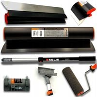 NÓŻ DO GŁADZI SOLID KOSA LIZAK ZESTAW 65cm KIJ TELE UCHWYT WAŁEK GŁADŹ TYNK