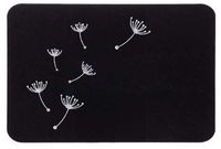 Wycieraczka podgumowana tekstylna 60 x 40 cm poliester tworzywo czarna wz.3