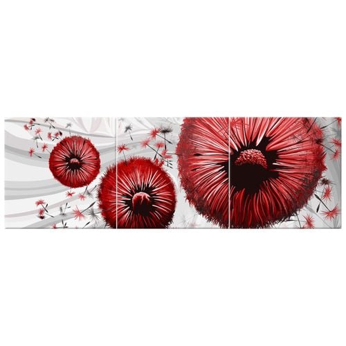 Obraz Drukowany 150X50 Czerwone Dmuchawce 2 na Arena.pl