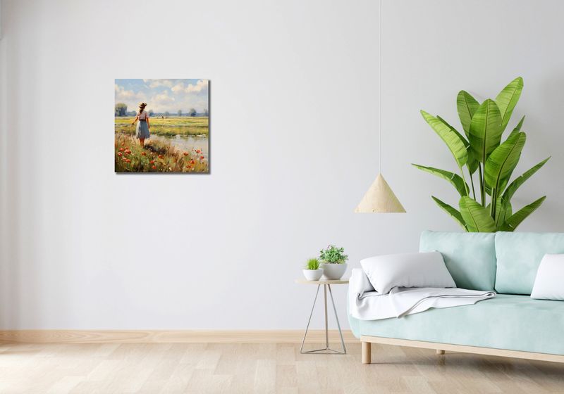 Obraz 50x50cm Wiejski Spokój zdjęcie 2