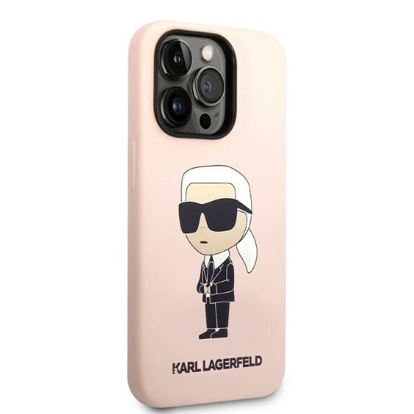 Etui Karl Lagerfeld do iPhone 14 Pro, Różowy zdjęcie 4