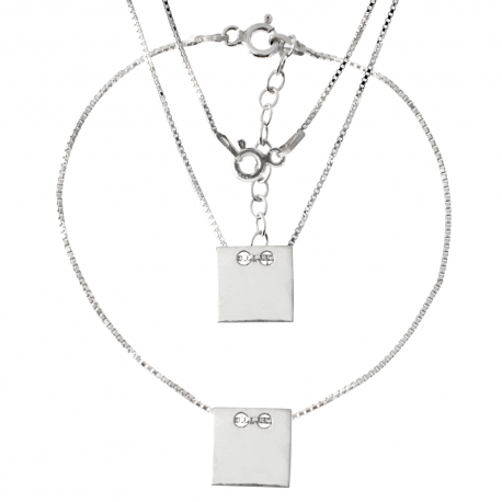 SREBRNY KOMPLET CELEBRYTKI KWADRATY PRÓBA SREBRA 925 GRAWER GRATIS na Arena.pl