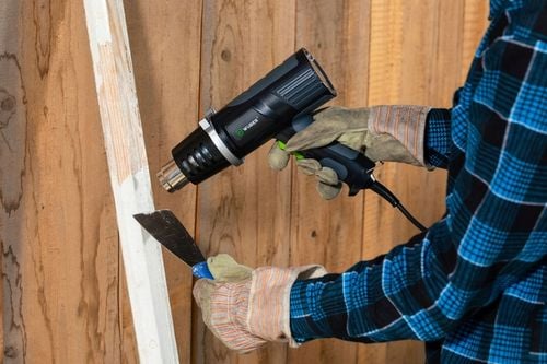 OPALARKA ELEKTRYCZNA MOCNA Z REGULACJĄ 2 BIEGI MAX 600°C + 4 DYSZE na Arena.pl