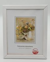 fotoramka drewniana biała 20x25cm