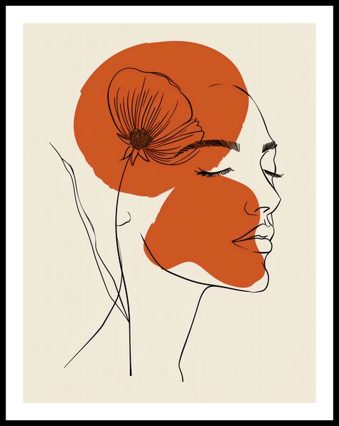 Plakat 50x65cm Ciepło Kwiatu zdjęcie 3