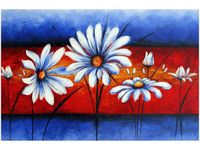 120CM 80CM OBRAZ ŚCIENNY POLNE KWIATY