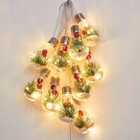 Lampki Świąteczne żarówki Girlanda Łańcuch 4m Bombki Ozdobne Choinki