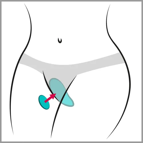 we-vibe moxie+ aqua - bezprzewodowy stymulator intymny do bielizny na Arena.pl