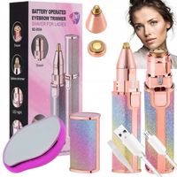 DAMSKI DEPILATOR DO TWARZY BRWI CIAŁA MASZYNKA TRYMER DLA KOBIET DEPILACJA