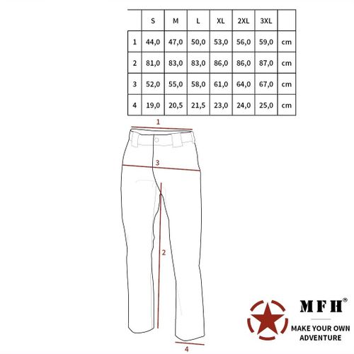 Spodnie Tactical Hose "Storm" Rip Stop czarne XXL na Arena.pl