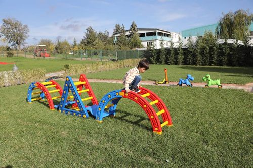 plac zabaw go ogrodu King - niebieski na Arena.pl