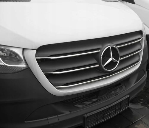 Mercedes Sprinter W907 W910 - Listwy CHROM na GRILL Atrapa Zderzak na Arena.pl