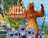 Puzzle Grizzy i Lemingi