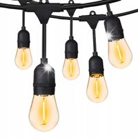 Girlanda LED ogrodowa lampki 20 szt świetlna zewnętrzna 20 m żarówki E27