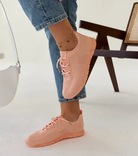Różowe materiałowe sneakersy Erminio 40 na Arena.pl
