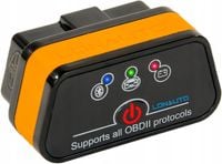 INTERFEJS DIAGNOSTYCZNY TESTER ELM327 OBD2 BLUETOOTH 4.0 ANDROID iOS POLSKI
