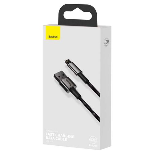 kabel usb do lightning baseus tungsten gold, 2.4a, 1m (czarny) na Arena.pl