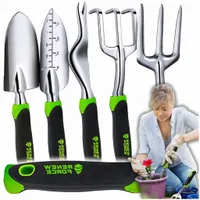 ZESTAW NARZĘDZI OGRODNICZYCH dla OGRODNIKA pazurki grabki motyczka łopatka