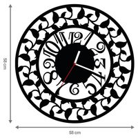 ZEGAR ŚCIENNY RETRO 58cm XXL 8.11