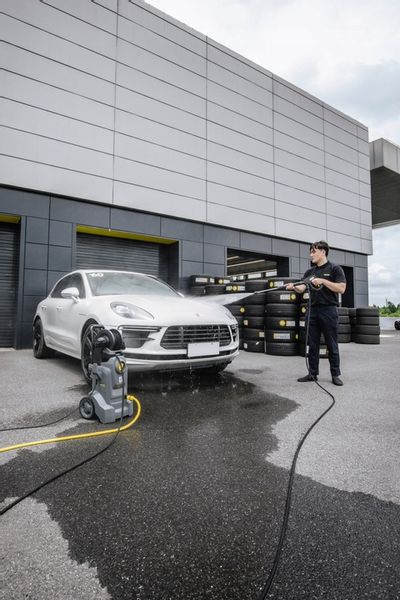 MYJKA CIŚNIENIOWA KARCHER HD 4/10 PLUS TURBODYSZA ZWIJACZ ZESTAW 5/15C PROF zdjęcie 3