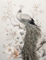 Plakat 50x65cm Pawia Gracja