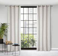 Zasłona gotowa na przelotkach ANITA 140x250 Eurofirany naturalna