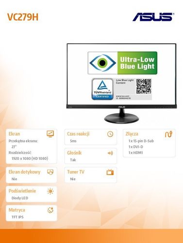 Asus 27'' VC279H na Arena.pl