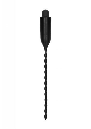 e stimulation vibrating urethral sounding plug   black na Arena.pl