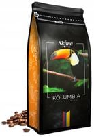 Kawa ziarnista 1kg KOLUMBIA 100% ARABICA Świeżo Palona do ekspresu +