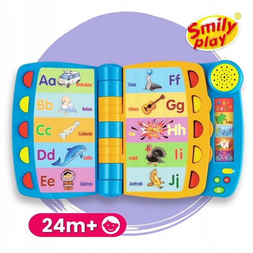 Mówiąca książeczka edukacyjna Smily Play Interaktywna Sensoryczna na Arena.pl