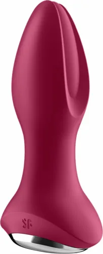 satisfyer rotator plug 2+ - silikonowy wibrujący korek z funkcją obrotu na Arena.pl