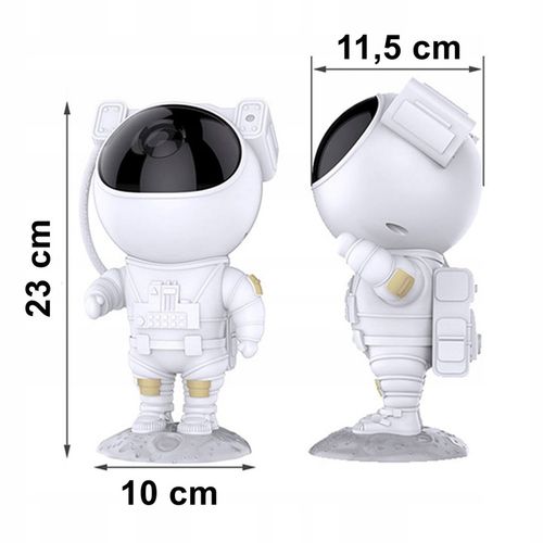 PROJEKTOR GWIAZD NIEBA DLA DZIECI RZUTNIK LED LAMPKA NOCNA ASTRONAUTA PILOT na Arena.pl