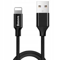 2 x Kabel Baseus Yiven Lightning 1.2m Szybkie Ładowanie DO iPhone Nylonowy