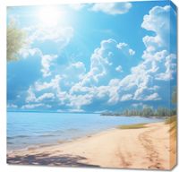 Obraz 70x70cm Letni Dzień