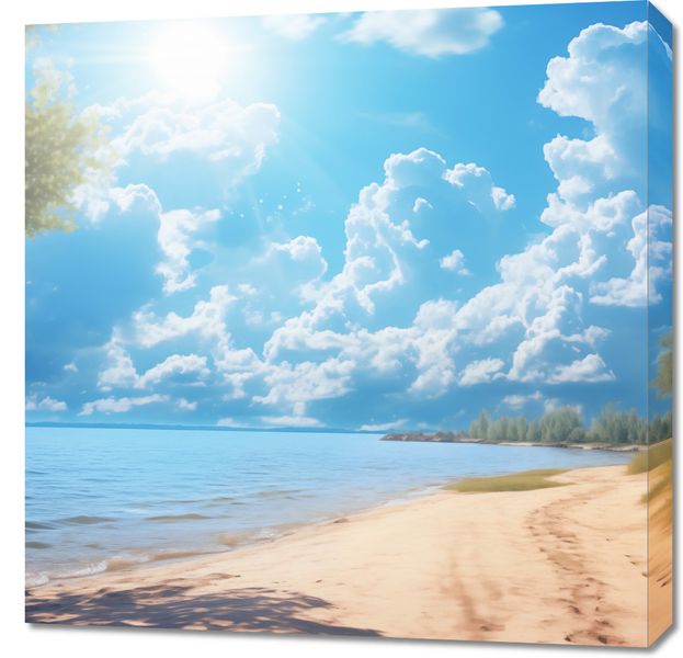 Obraz 70x70cm Letni Dzień zdjęcie 1